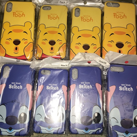 POOH and STITCH iPhone cases